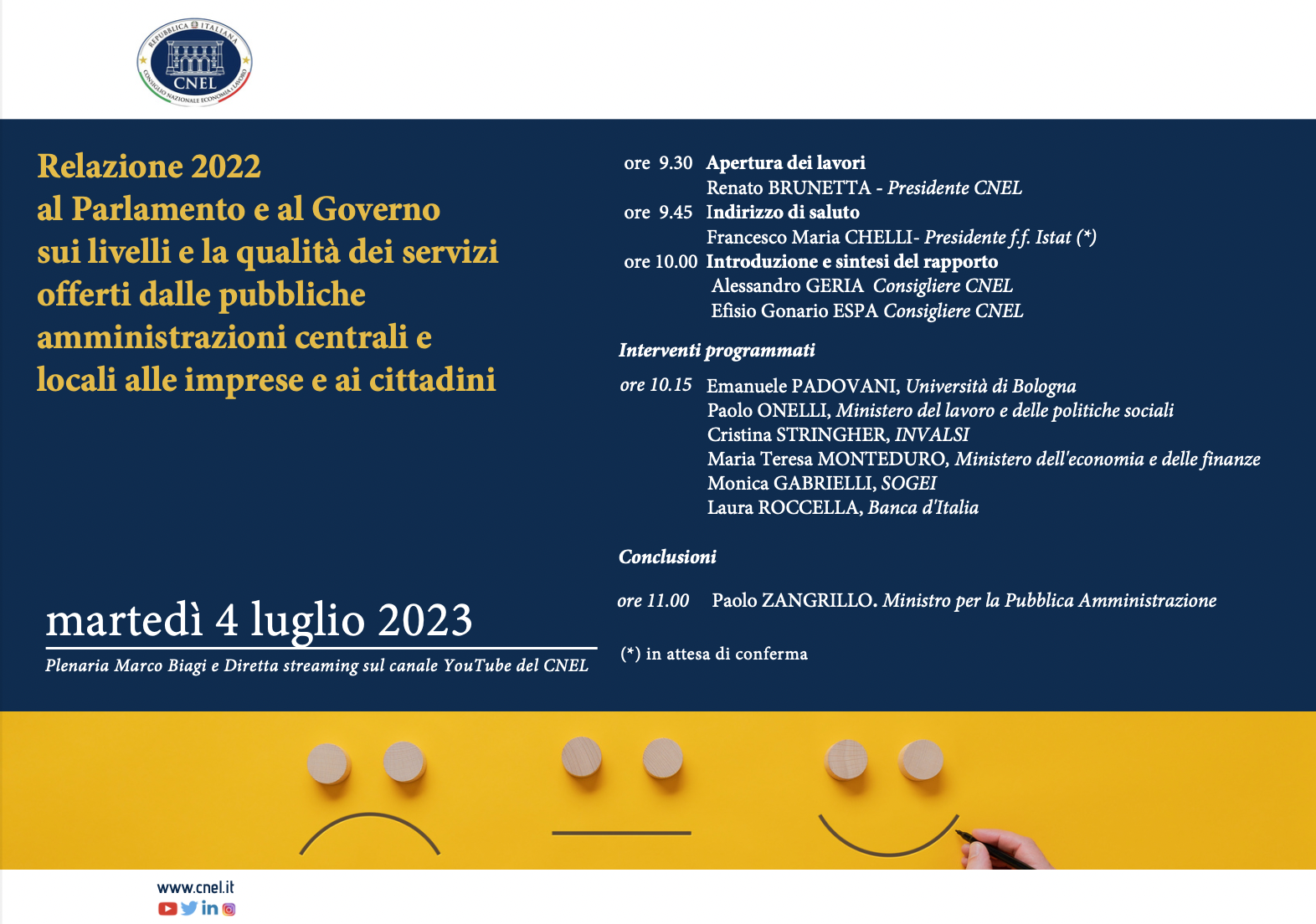 Relazione 2022 al Parlamento e al Governo sui livelli e la qualità dei servizi offerti dalle pubbliche amministrazioni centrali e locali alle imprese e ai cittadini